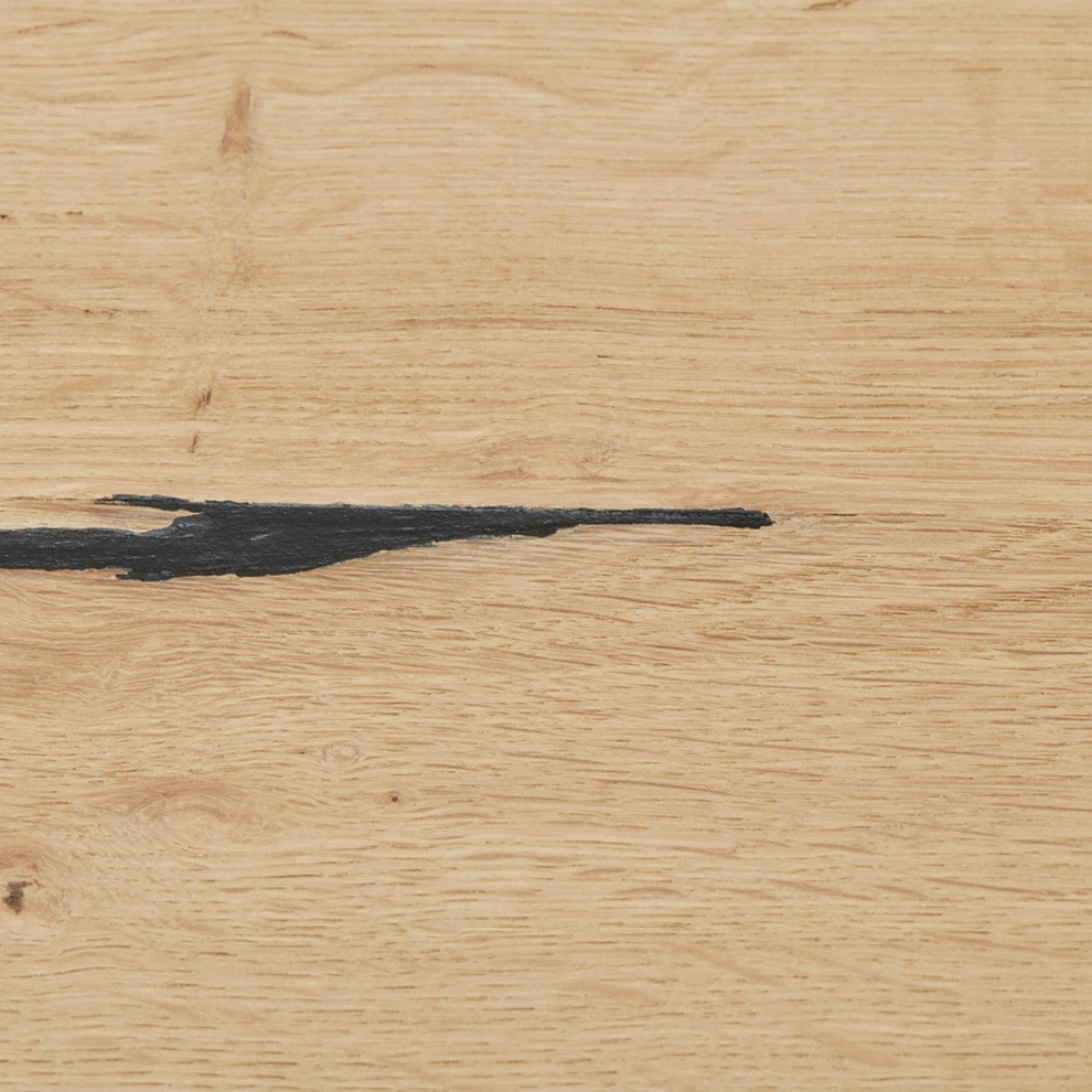 Masa Reno Extensibila, Smoked Oak, Furnir Din Lemn Masiv, 160/210 Cm