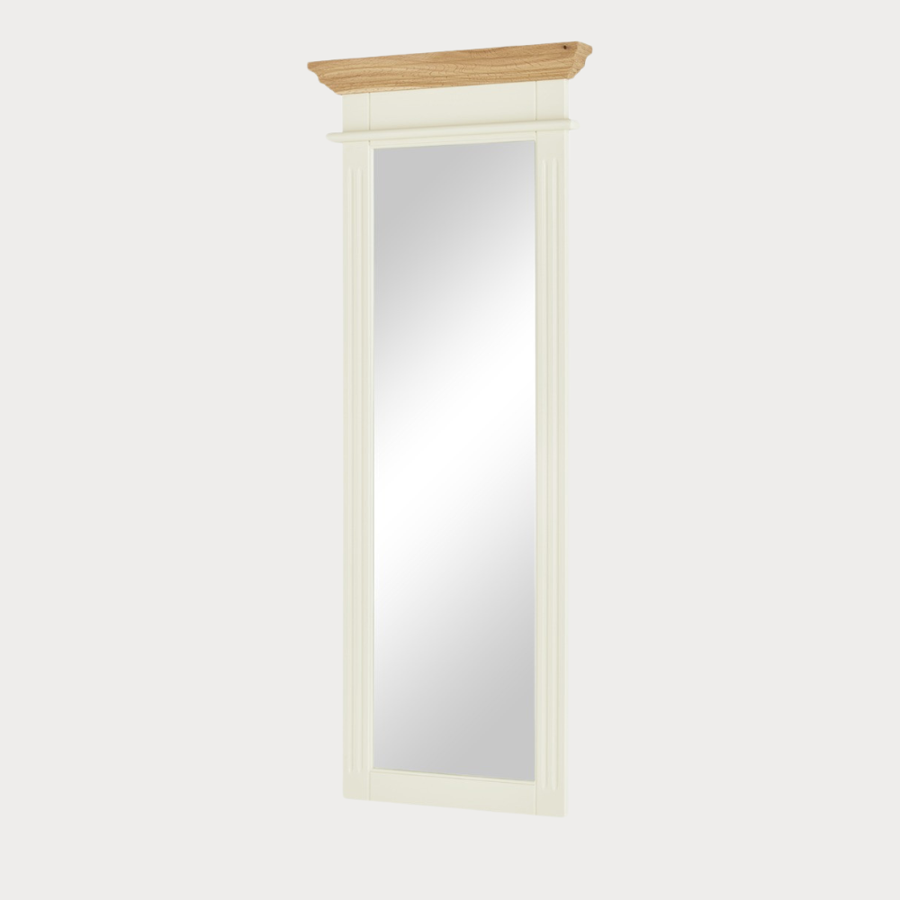 Oglinda De Perete Cremona Natur Si Crem, 58 Cm