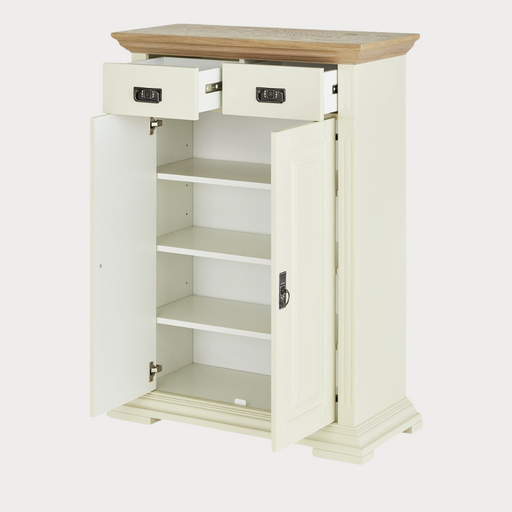 Comoda Cu 2 Usi Si 2 Sertare Cremona, 87.6 Cm