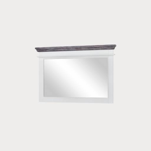 Oglinda Cabana Alb Si Gri, 116 Cm