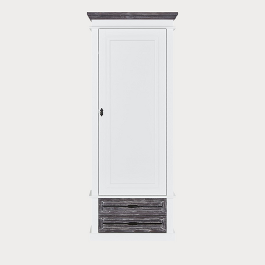 Dulap Cabana, Alb Si Gri 80 cm #variant:80-cm