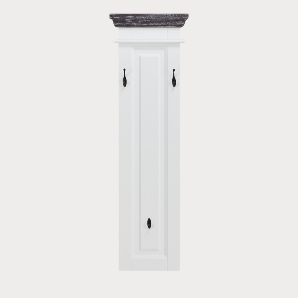 Cuier Cabana, Alb Si Gri, 37 Cm
