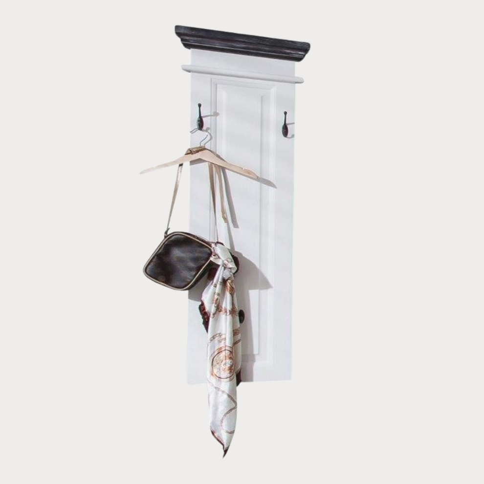 Cuier Cabana, Alb Si Gri, 37 Cm