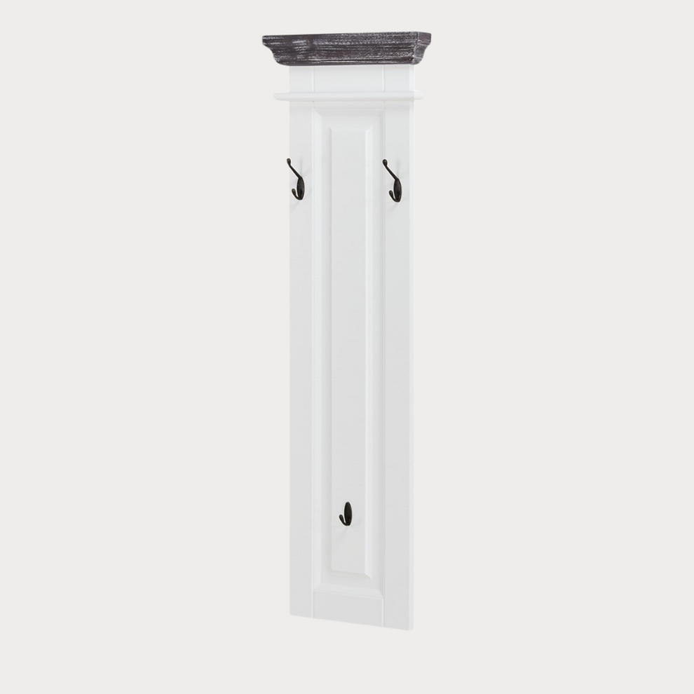 Cuier Cabana, Alb Si Gri, 37 Cm