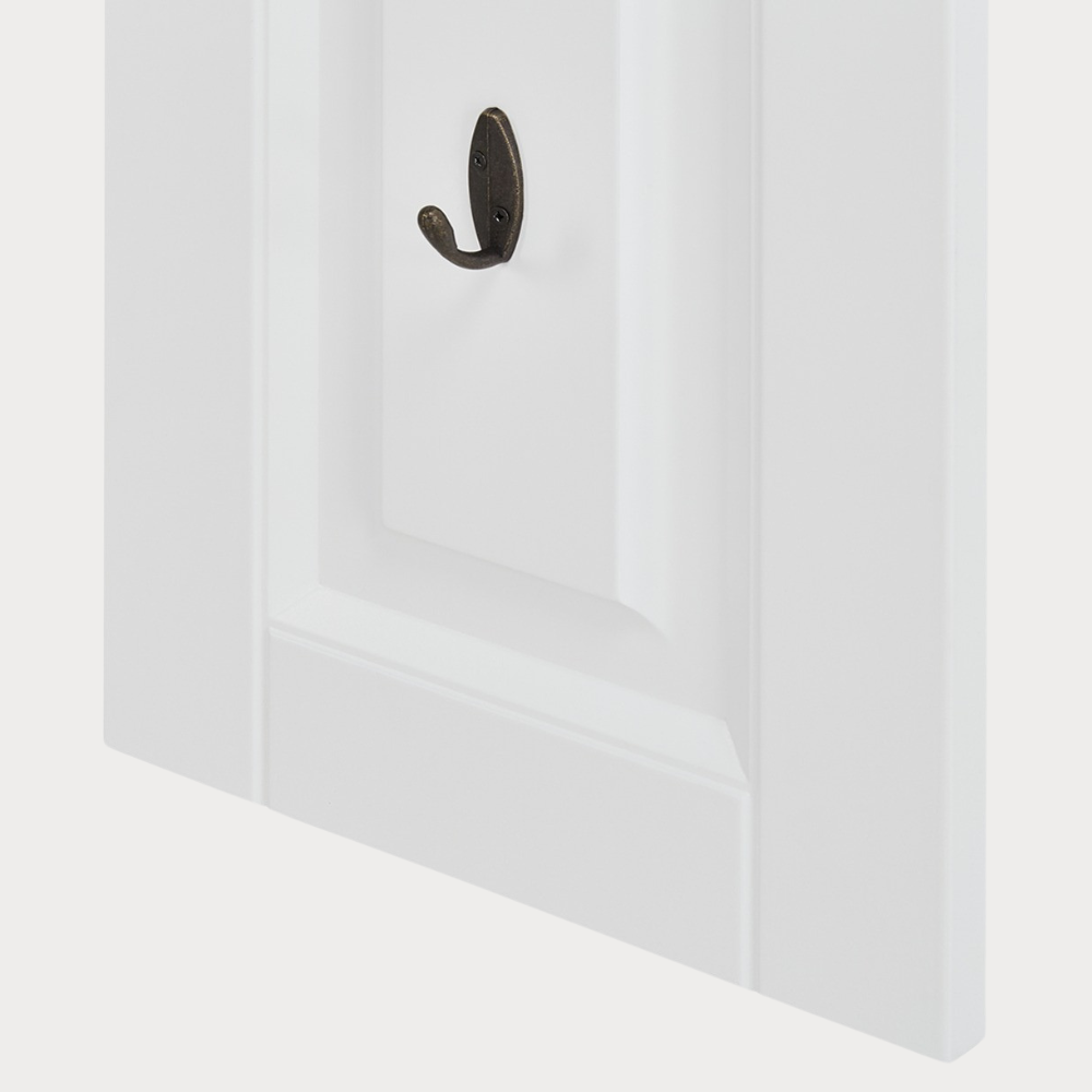 Cuier Cabana, Alb Si Gri, 37 Cm