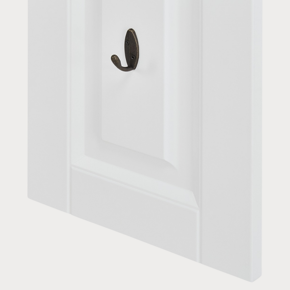 Cuier Cabana, Alb Si Gri, 37 Cm