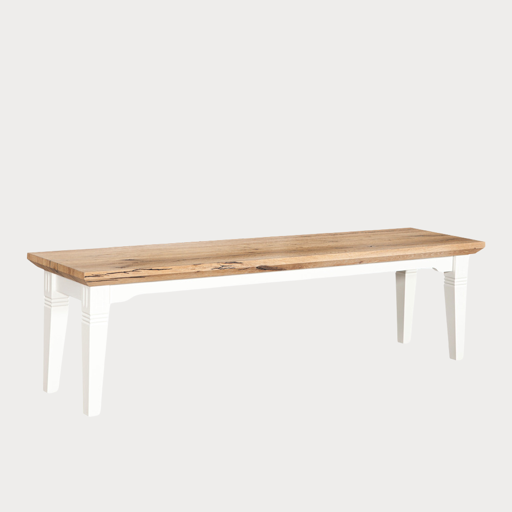 Banca Tivoli Alb Si Natur, 160 Cm