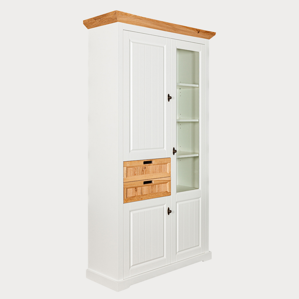 Set Living Tivoli Furniruit Alb Si Natur
