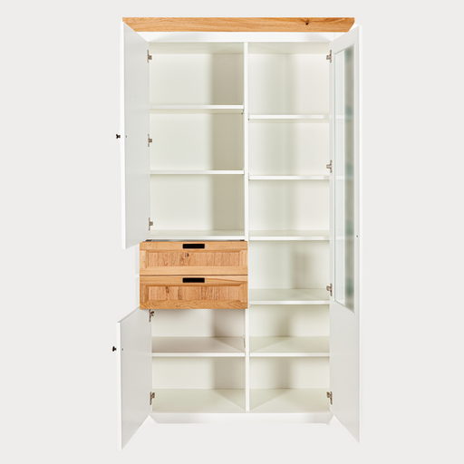 Set Living Tivoli Furniruit Alb Si Natur