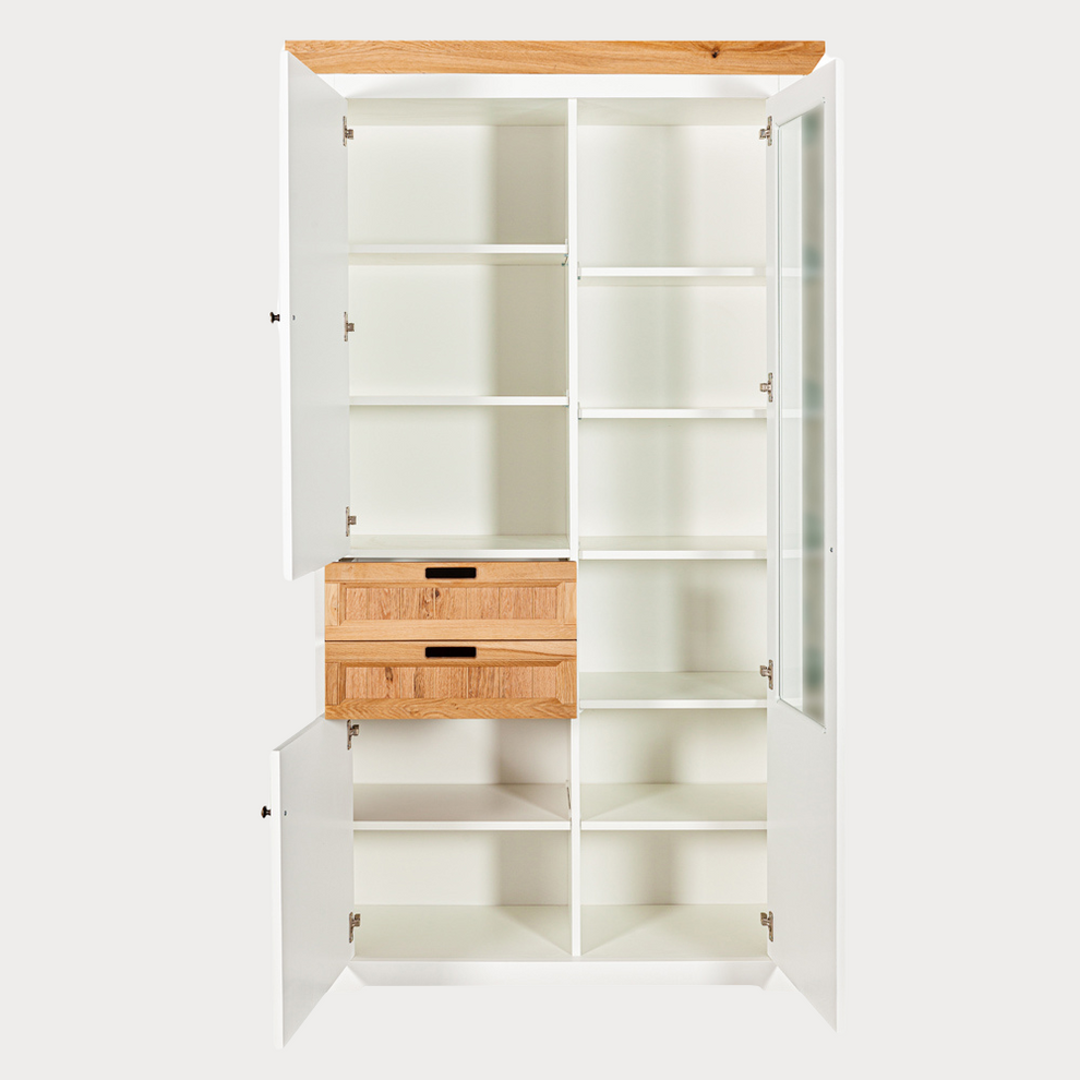 Set Living Tivoli Furniruit Alb Si Natur
