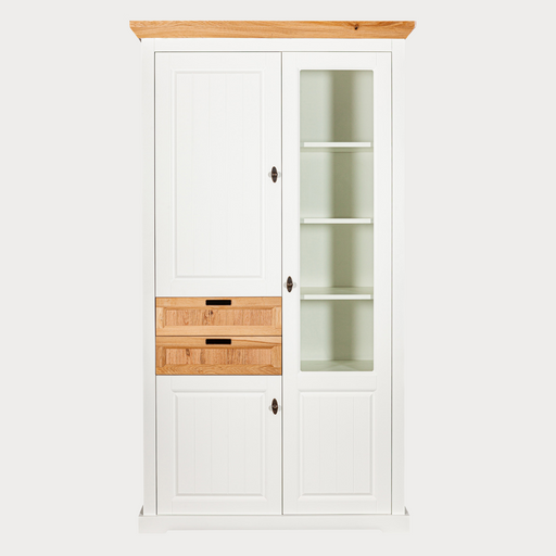 Set Living Tivoli Furniruit Alb Si Natur