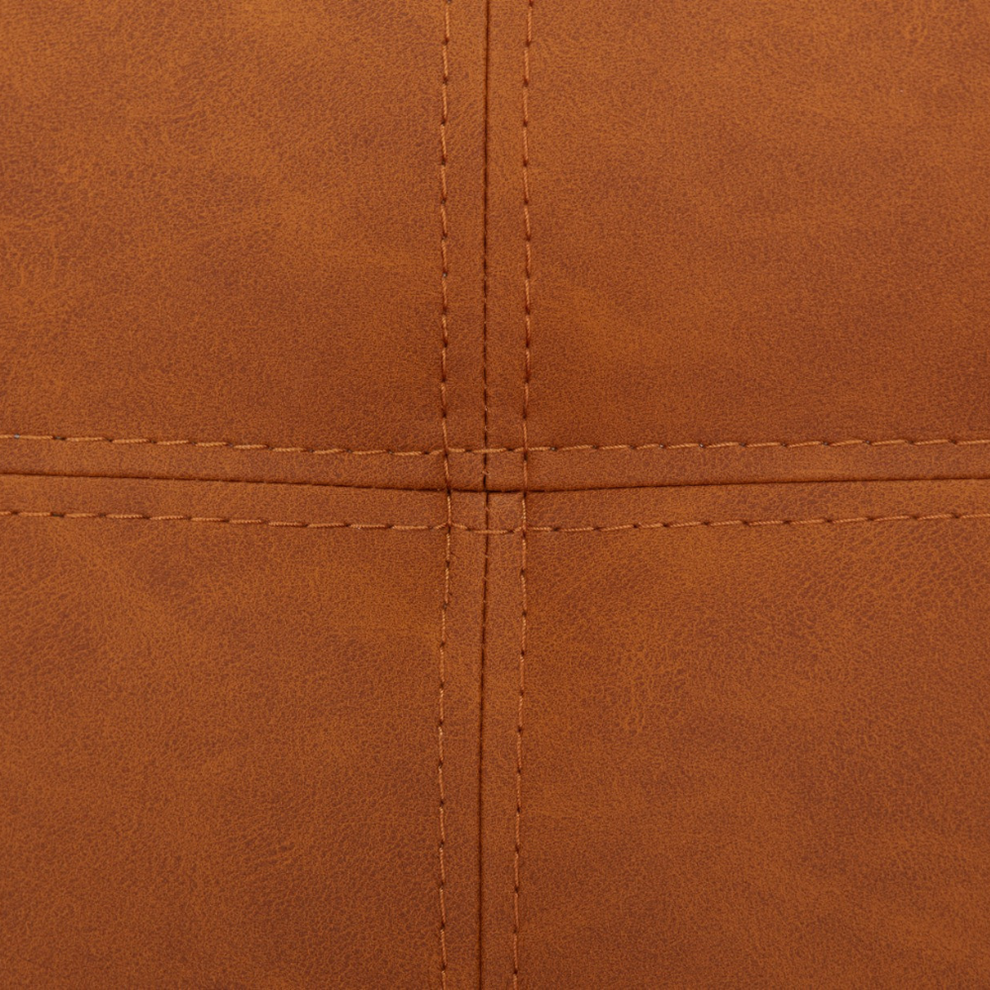 Scaun Reno Cu Brat Vintage Cognac, 62 Cm