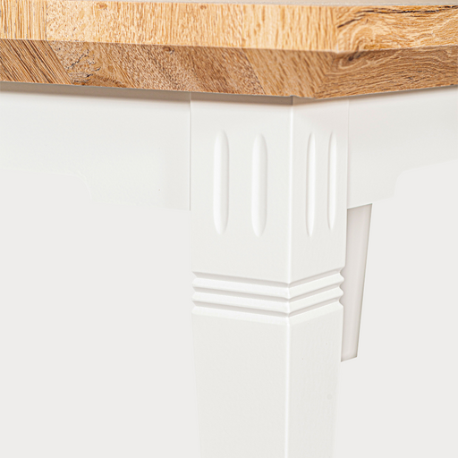 Masa Extensibila Tivoli Alb Si Natur, 180/235 X 90 X 77.5 Cm