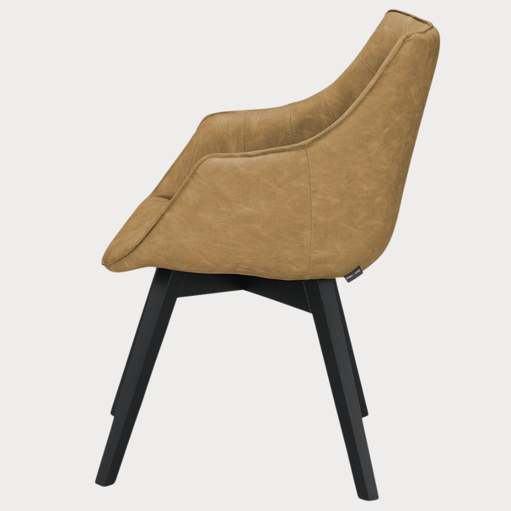 Scaun Reno Cu Brat Vintage Natural, 62 Cm