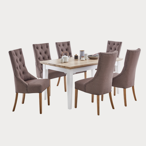 Masa Extensibila Tivoli Alb Si Natur, 160/215 X 90 X 77.5 Cm