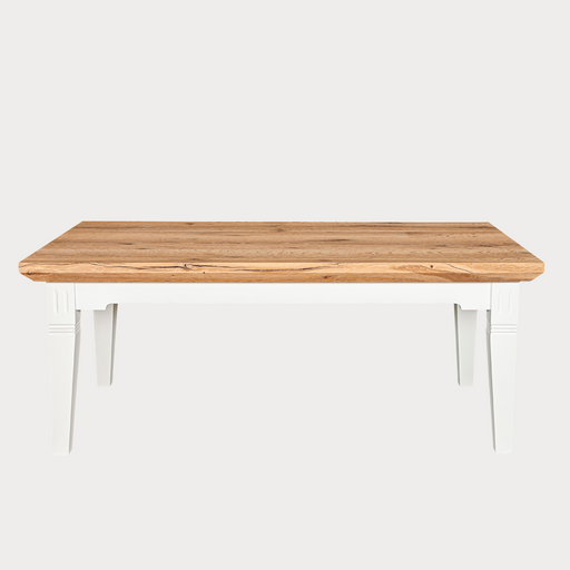 Masa Cafea Tivoli Alb Si Natur, 120 Cm
