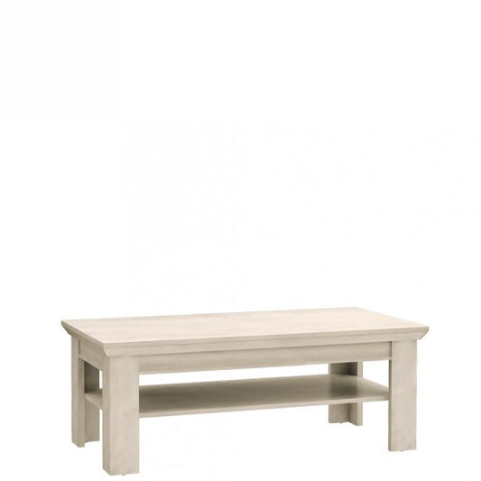 Masa Cafea Kashmir Alb Antichizat, 120 Cm