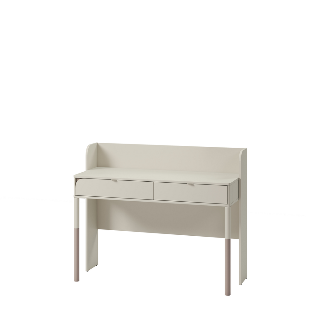 Birou Cu Doua Sertare Hanna, Cashmere Si Truffle, 122 Cm