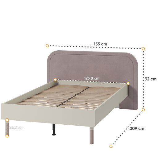 Pat Hanna, Cashmere Si Truffle, Dimensiune Saltea 140 x 200 Cm