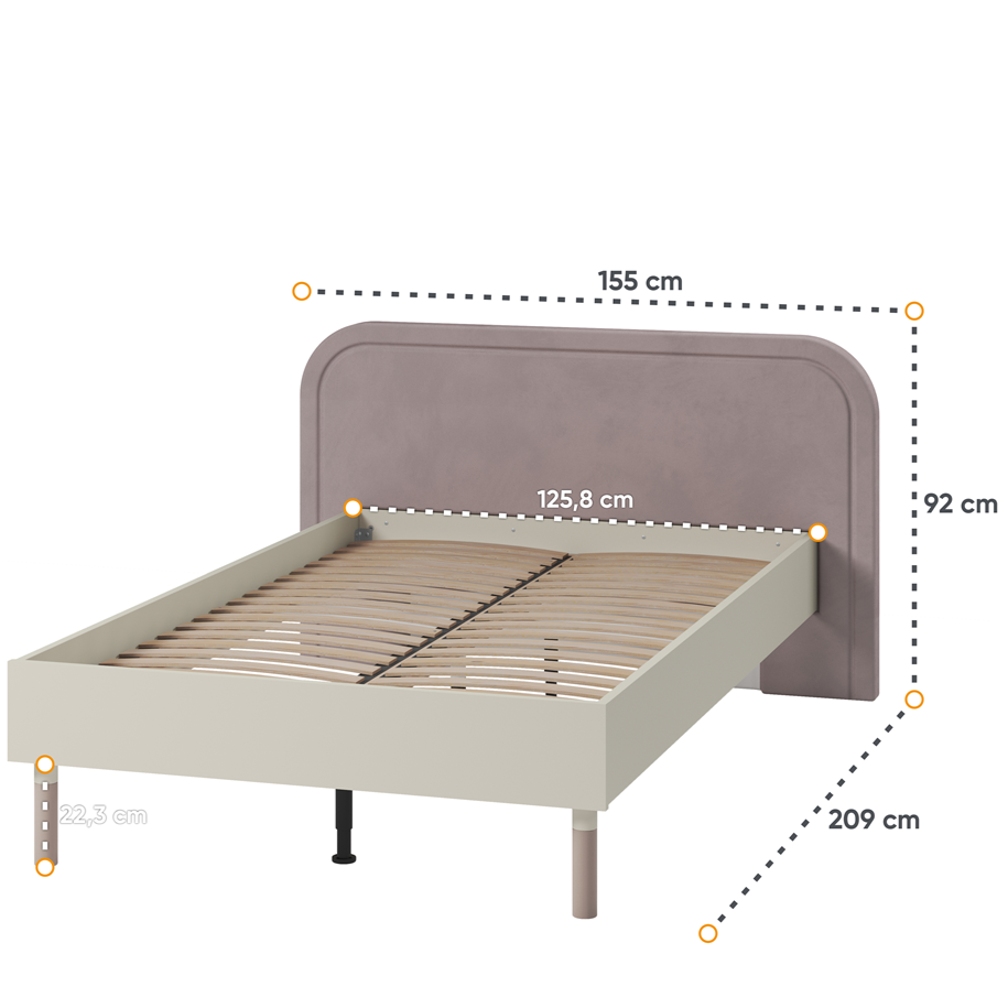 Pat Hanna, Cashmere Si Truffle, Dimensiune Saltea 140 x 200 Cm