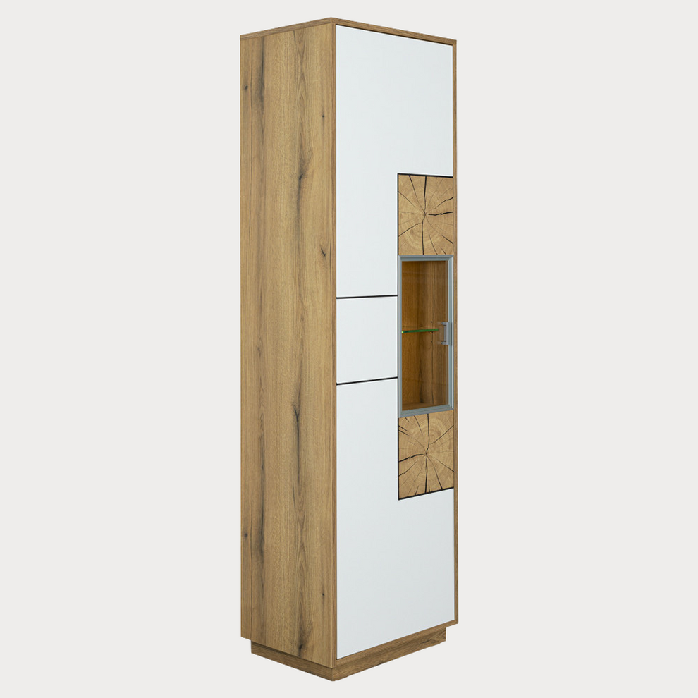 Set Living Urbano White, Alb Si Natur, 285 Cm