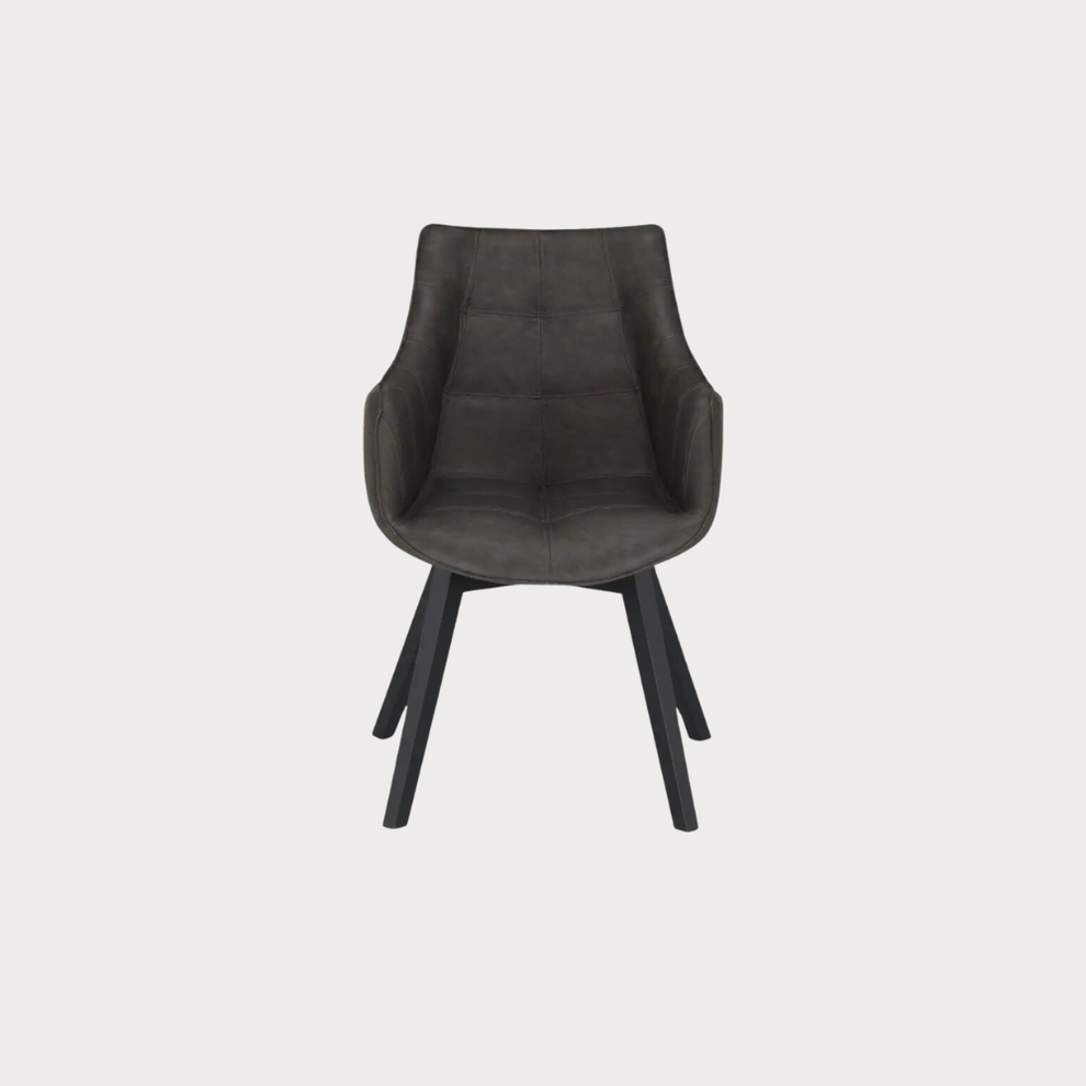Scaun Reno Cu Brat Vintage Anthracite, 62 Cm