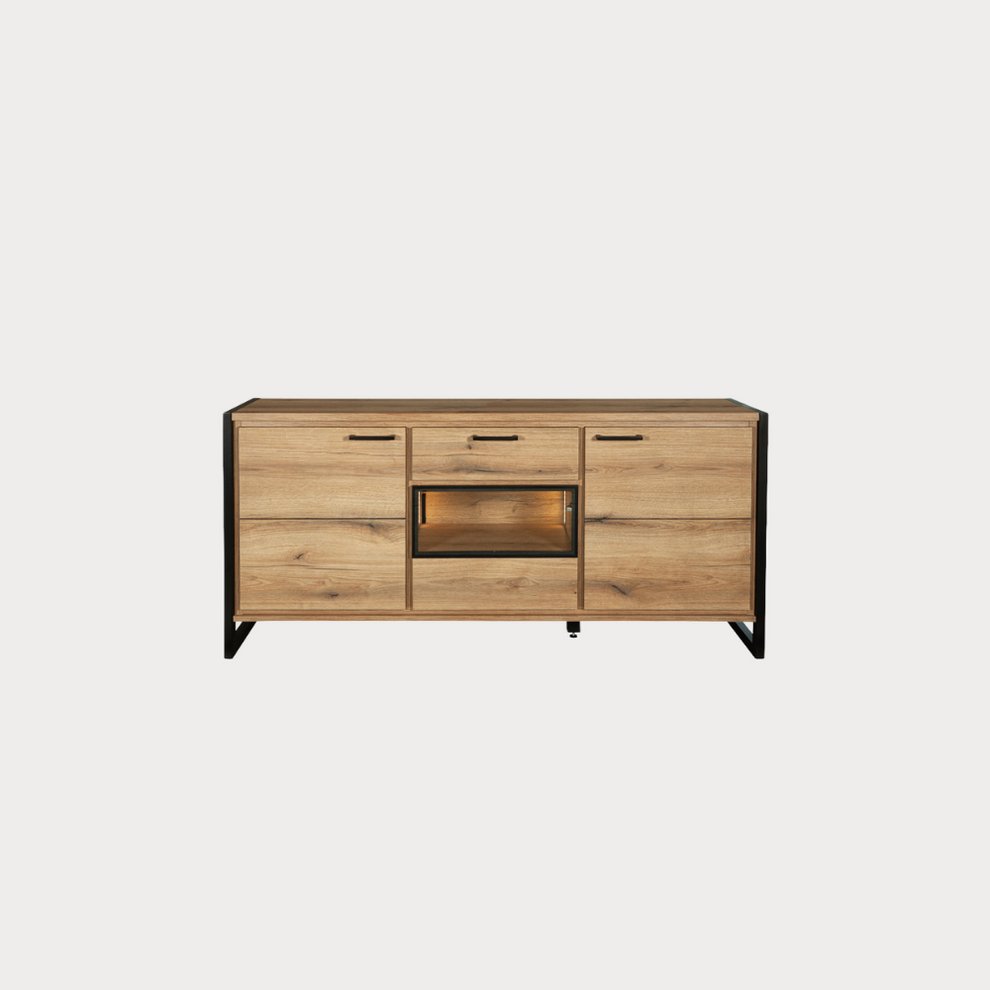Bufet 3 Usi Si 1 Sertar Soho Nordian Oak, 171 Cm