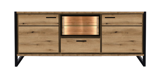 Comoda 2 Usi Si 1 Sertar Soho Nordian Oak 147.5 Cm