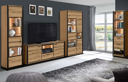 Comoda 2 Usi Si 1 Sertar Soho Nordian Oak 147.5 Cm