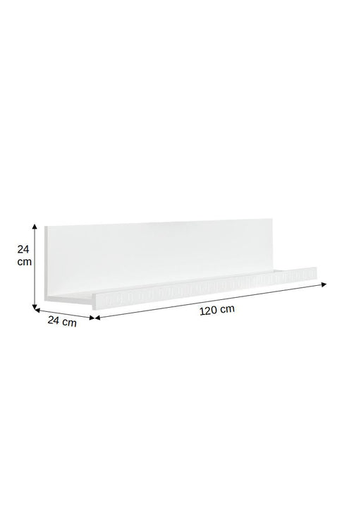 Polita Saint Tropez, Alb, Vopsit, 120 Cm