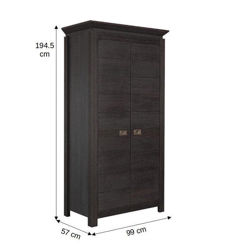 Set Mobila Living Saigon Cantori, Cu Dulap Si Vitrina, 350 Cm