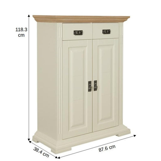 Comoda Cu 2 Usi Si 2 Sertare Cremona, 87.6 Cm