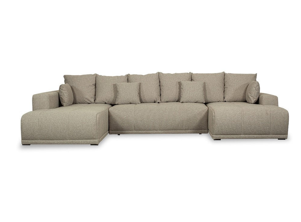 Coltar U Extensibil Otis Stanga, 6 Locuri, Lada Depozitare, Bej, 357 Cm