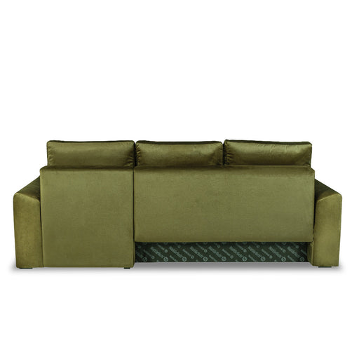 Coltar Extensibil Dreapta Mark, 4 Locuri, Lada Depozitare, Verde Olive, 240 Cm