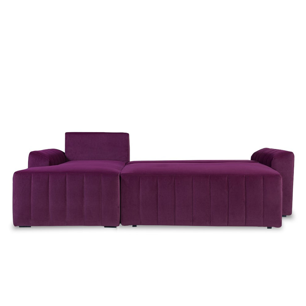 Coltar Extensibil Stanga Mark Latime 240 cm, Catifea Visinie, Mobila Living, Lada Depozitare, Rezistent La Apa