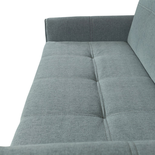 Canapea Extensibila Ascona, 2 Locuri, Lada Depozitare, Albastru, 175 Cm