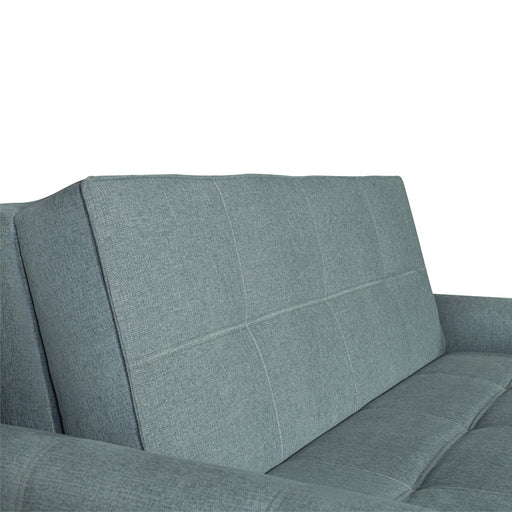 Canapea Extensibila Ascona, 2 Locuri, Lada Depozitare, Albastru, 175 Cm