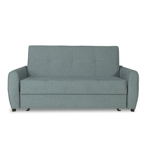 Canapea Extensibila Ascona, 2 Locuri, Lada Depozitare, Albastru, 175 Cm