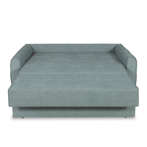 Canapea Extensibila Ascona, 2 Locuri, Lada Depozitare, Albastru, 175 Cm