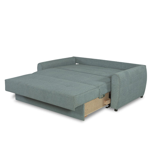 Canapea Extensibila Ascona, 2 Locuri, Lada Depozitare, Albastru, 175 Cm