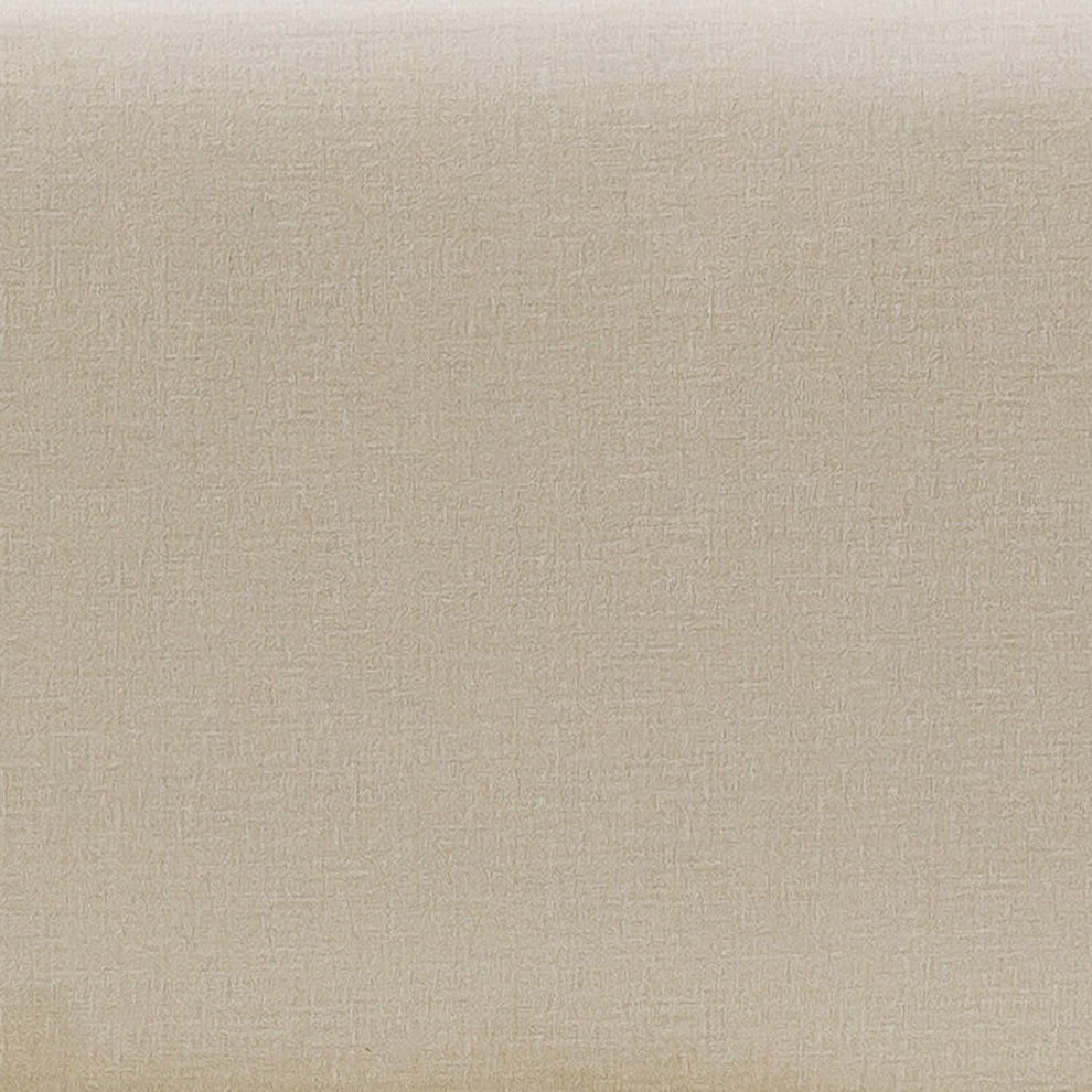 Pat Tapitat Ravel, Crem, Dimensiune Saltea 160 x 200 Cm, Cu Somiera Rabatabila
