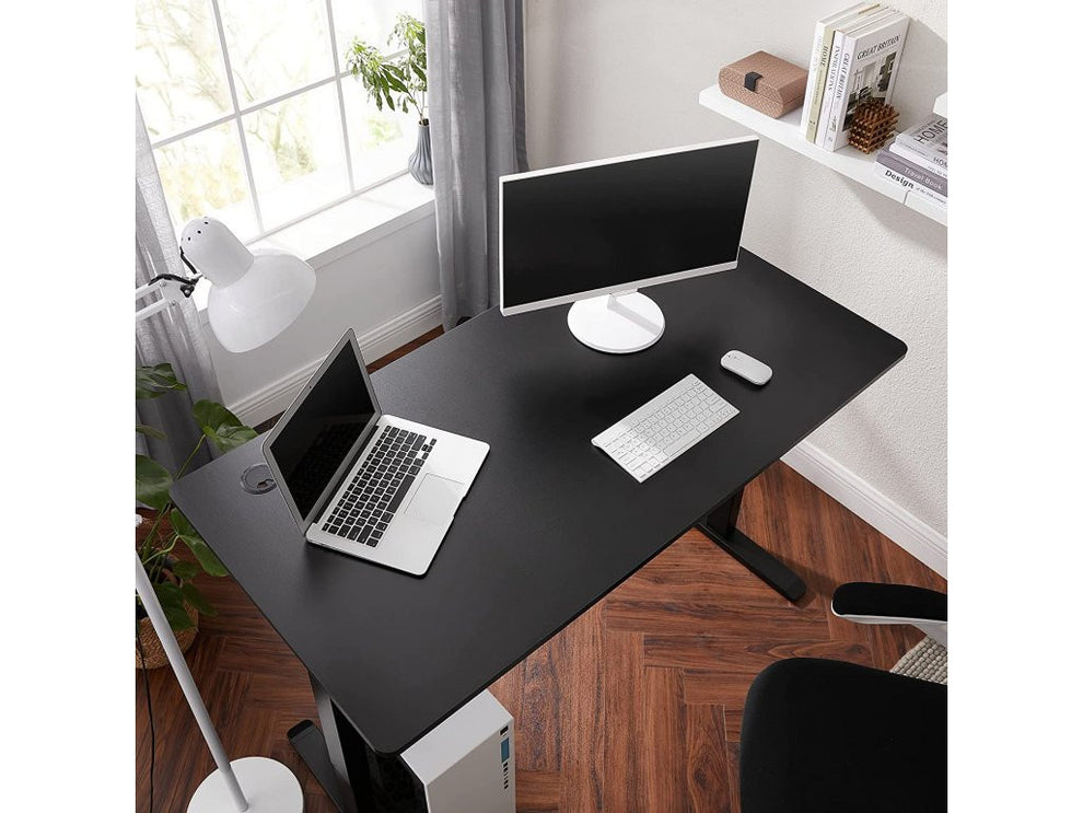 Blat De Masa Pentru Birou Electric, Negru, 60 X 120 Cm