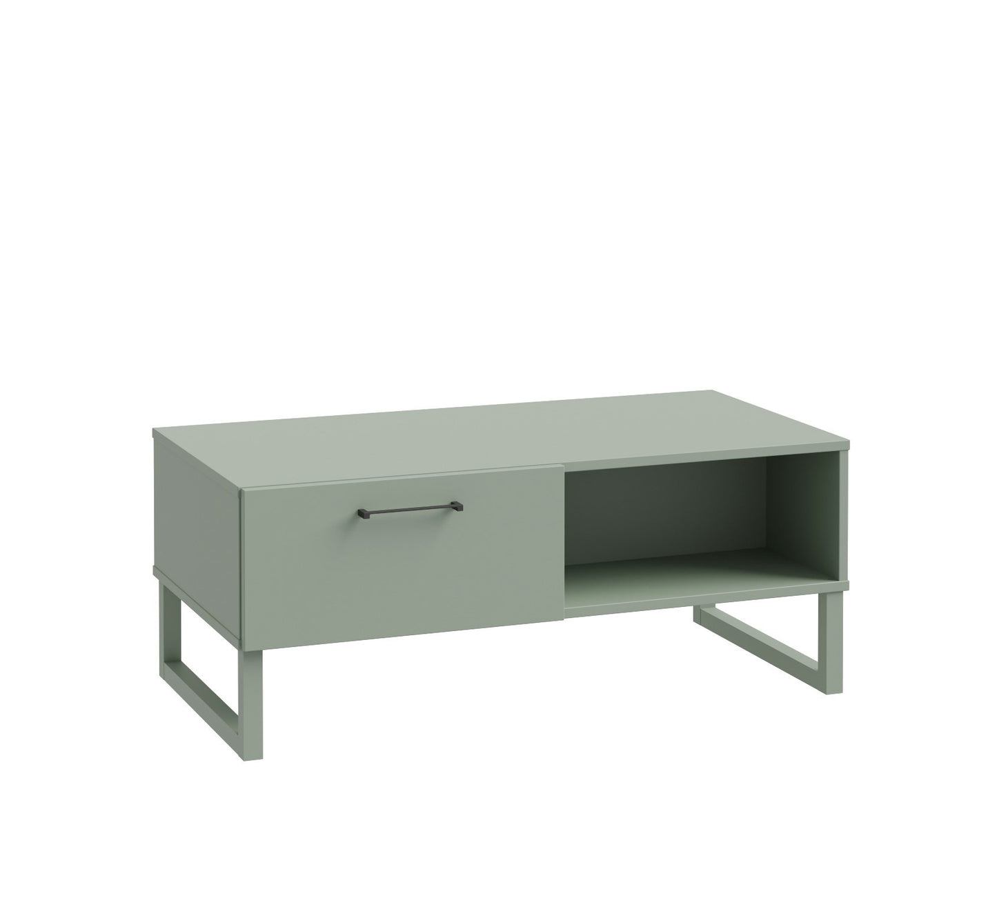 Masa Cafea 1 Sertar Sibille Verde Menta, 110 Cm