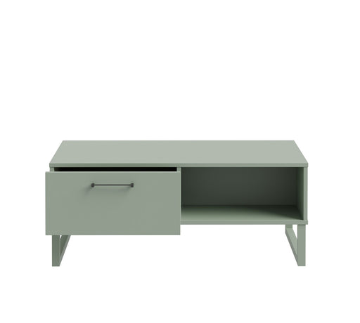 Masa Cafea 1 Sertar Sibille Verde Menta, 110 Cm