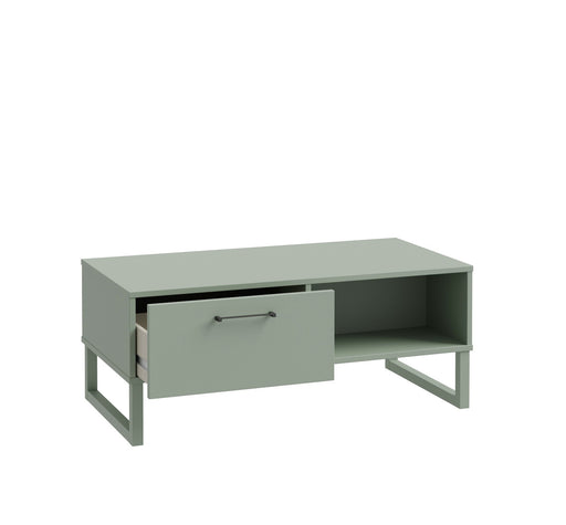 Masa Cafea 1 Sertar Sibille Verde Menta, 110 Cm