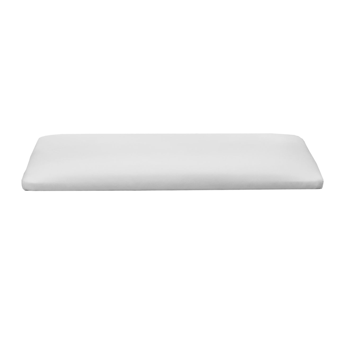 Sezut Tapitat Tuluza, Alb, Tapiterie Din Piele Ecologica, 60 Cm