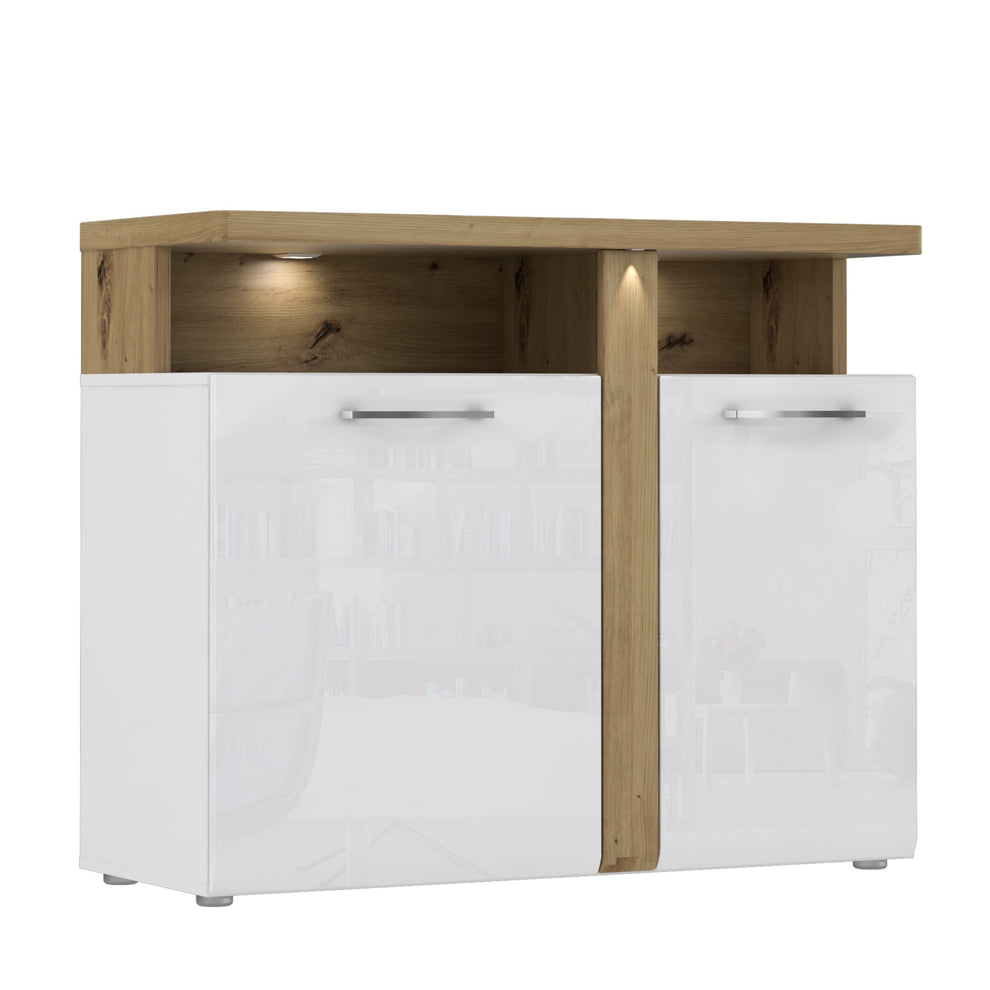 Led Alb 2 Puncte Cald Tuluza Pt Comoda cu 1 Usa