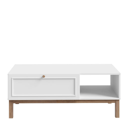 Masa cafea Pickadilly, Gri Deschis Si Stejar Pamantiu, 110 x 43.8 x 60 Cm