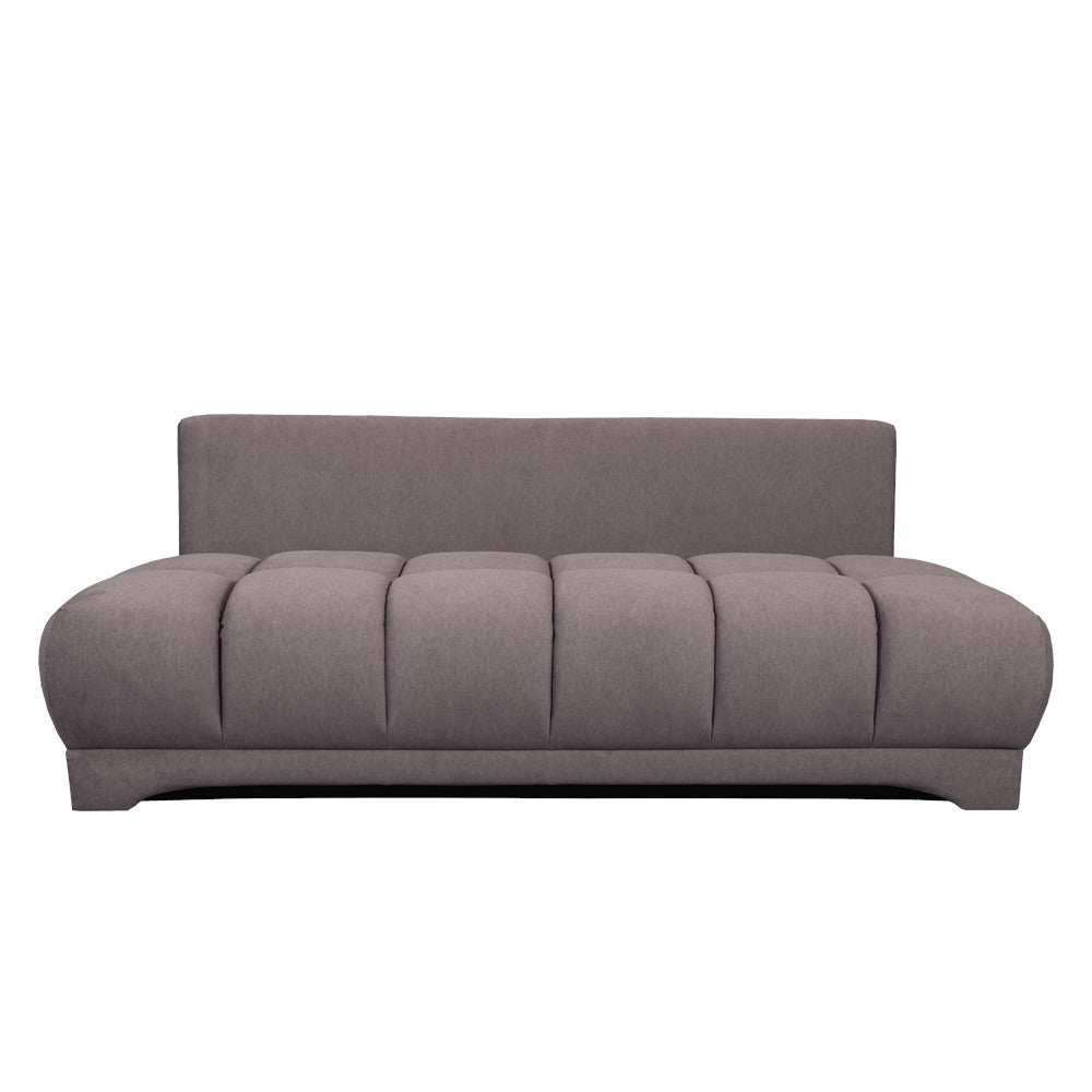 Canapea Extensibila Dali, 3 Locuri, Lada Depozitare, Gri, 210 Cm