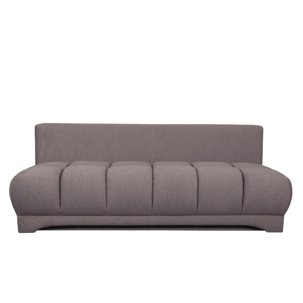 Canapea Extensibila Dali, 3 Locuri, Lada Depozitare, Gri, 210 Cm